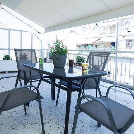 Modern 1 Bd Balcony Apt Near Metro In Kato Patisia Athene Buitenkant foto